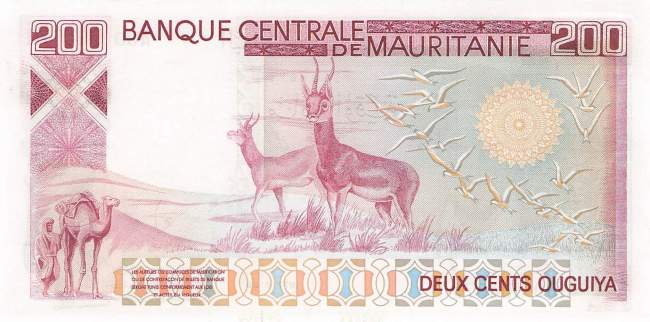 Mauretanien p3B 200 Ouguiya 1977